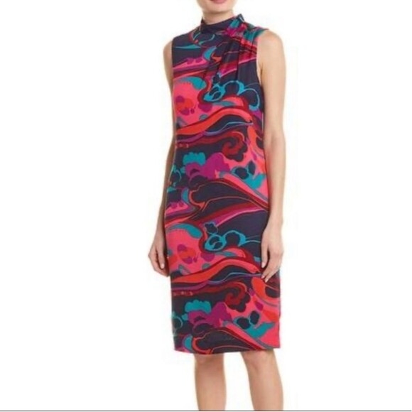 Trina Turk Around Midnight Sleeveless Dress Sz 6 NWT - Picture 2 of 7